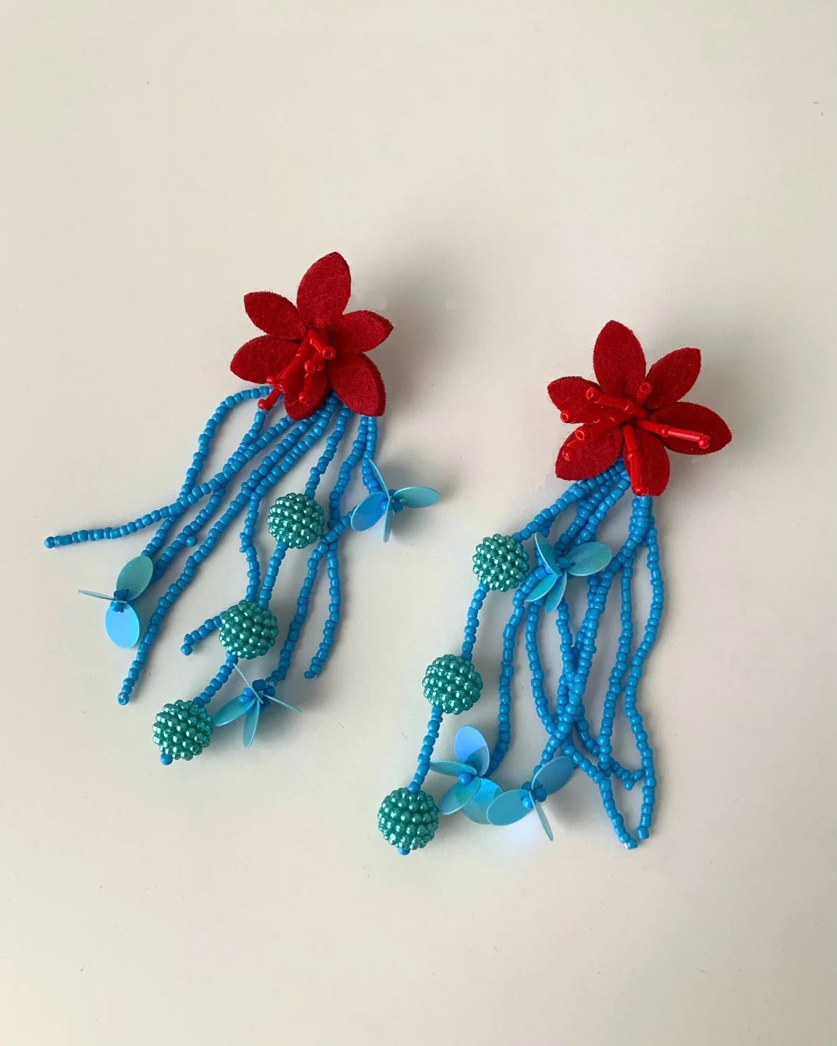 Coral Bloom Earrings