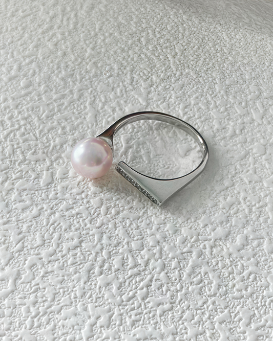Geometric Square Pearl Ring™