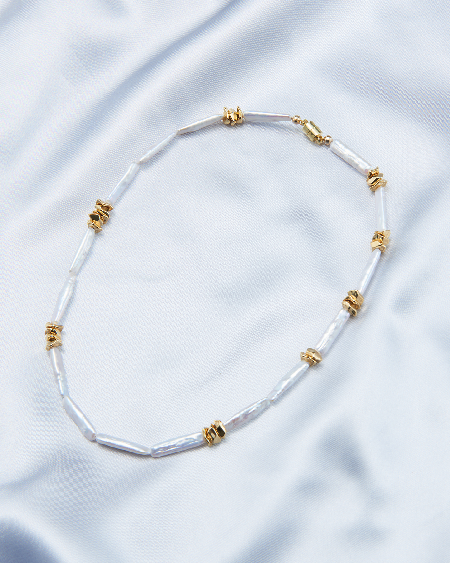 Baroque Metal Necklace