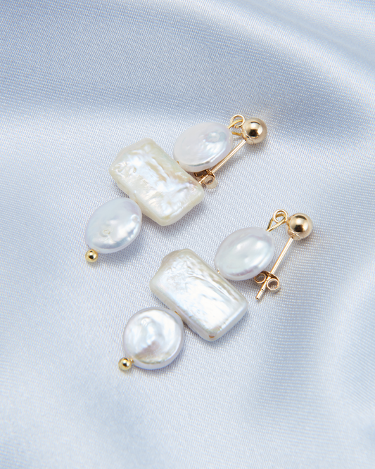 Square Round Baroque Earrings™