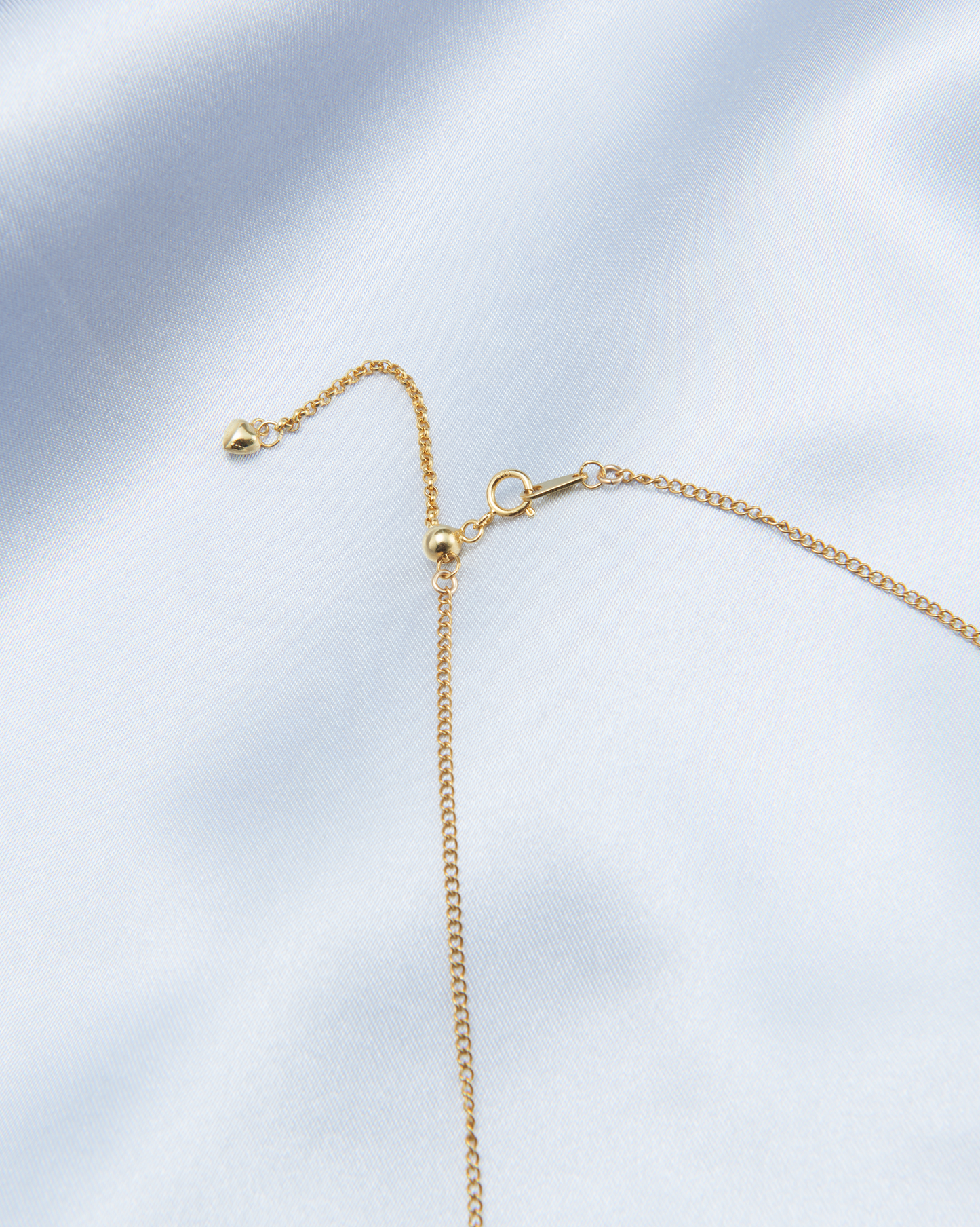 Gold Large Baroque Universal Clasp Necklace