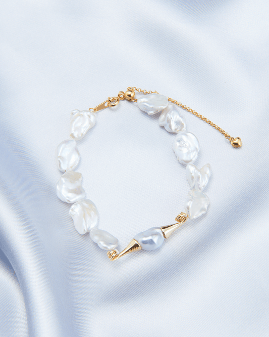 Double-ring Fine Pearl Bracelet™