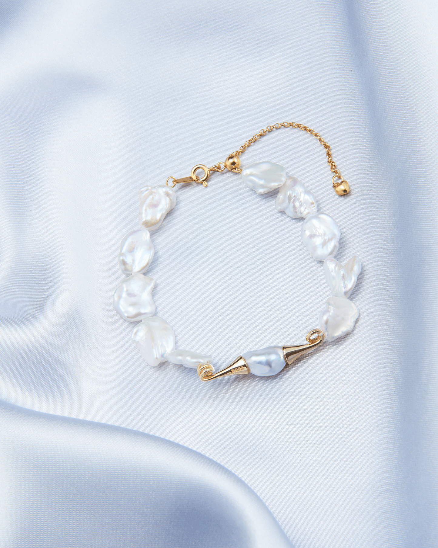 Double-ring Fine Pearl Bracelet™