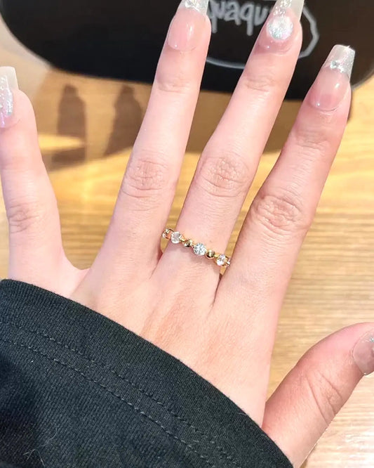 Golden Orbit Ring