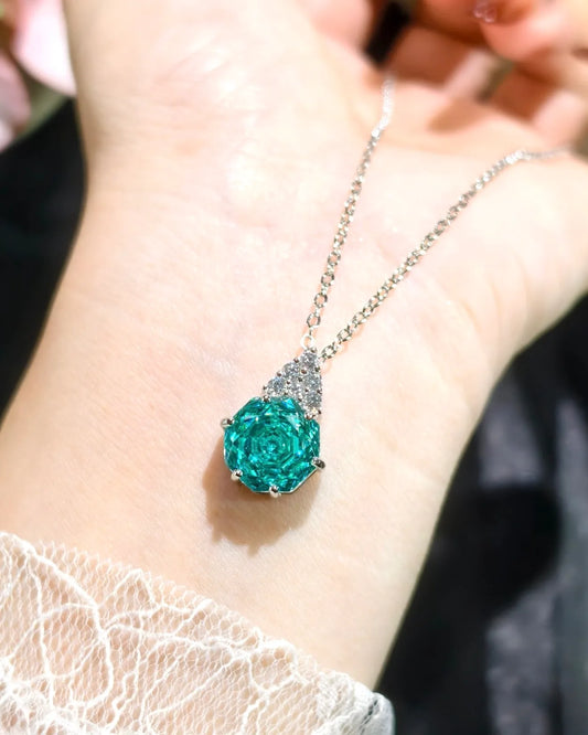 Blue Rose Zircon Set