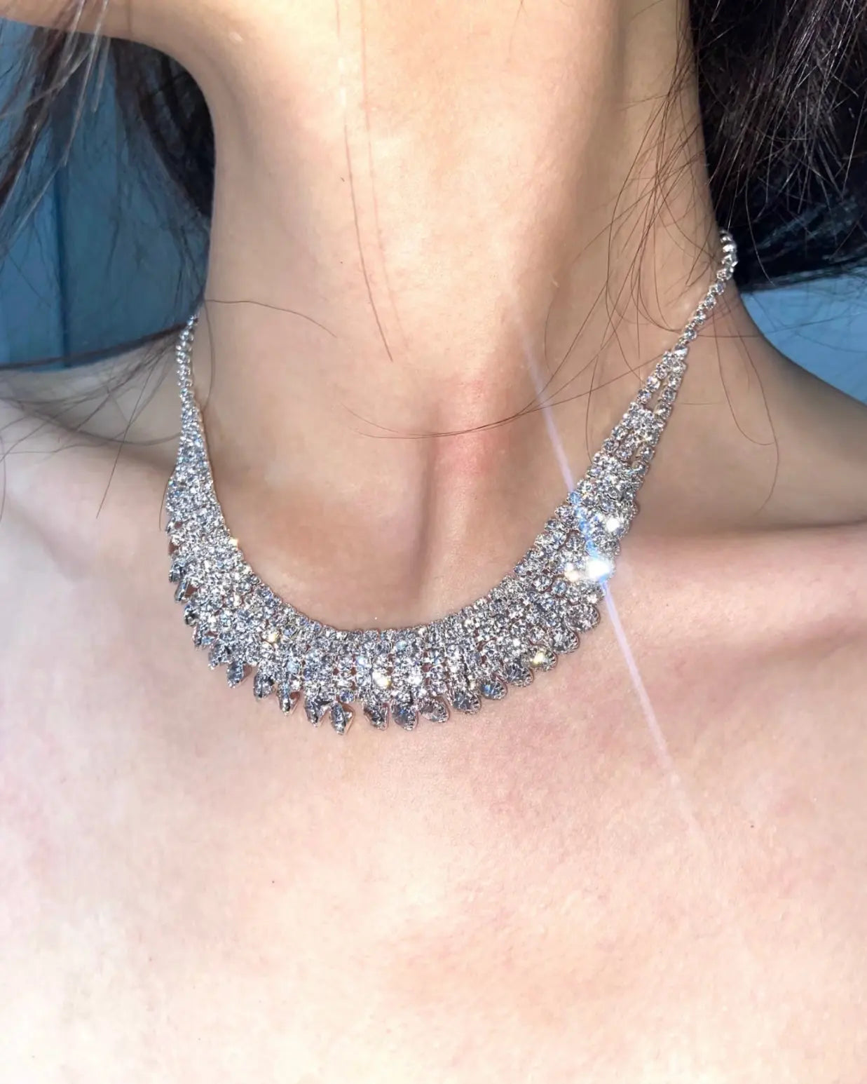 Crystal Cascade Necklace