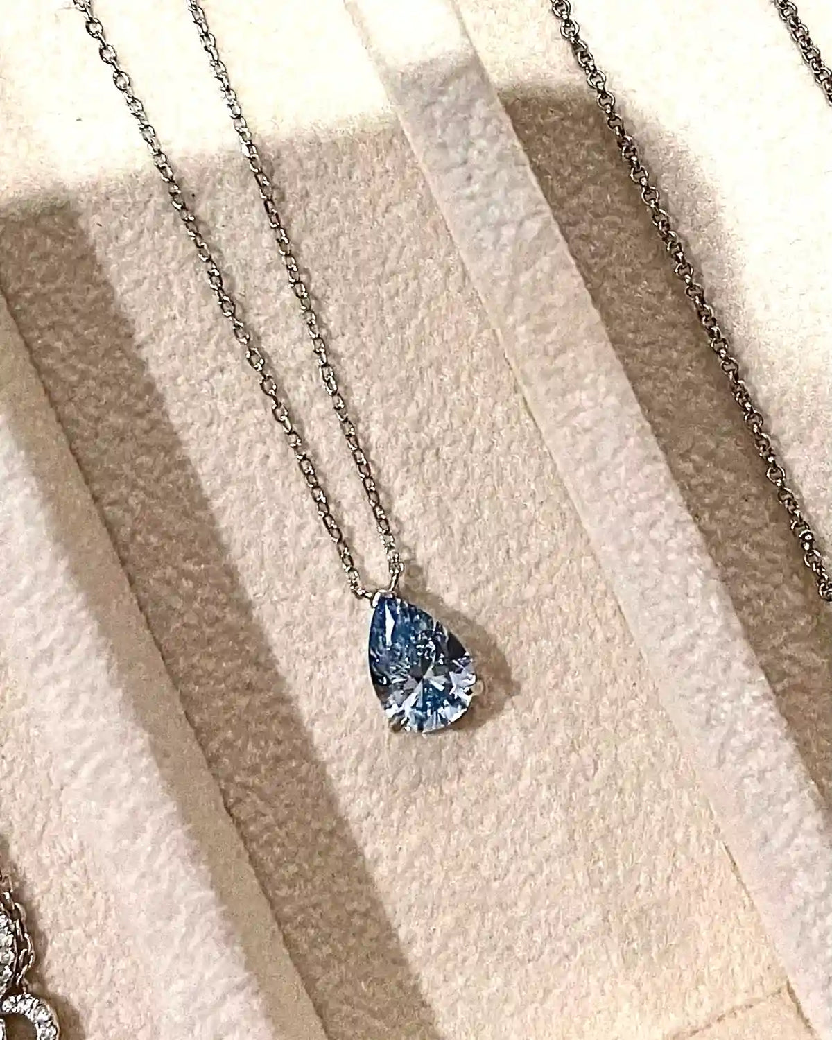 Blue Drop Necklace