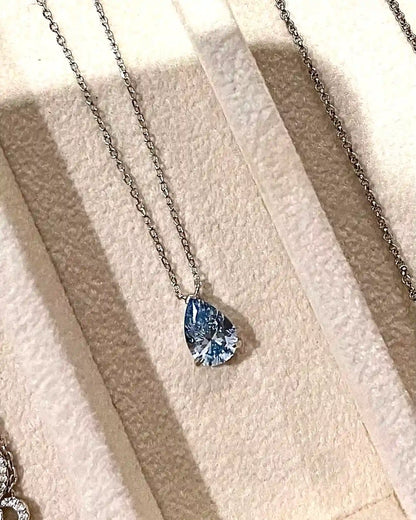 Blue Drop Necklace