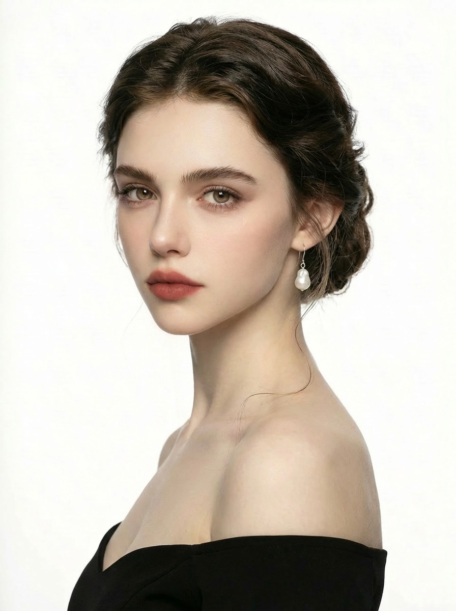 Minimal Baroque Pearl Drop Earrings™