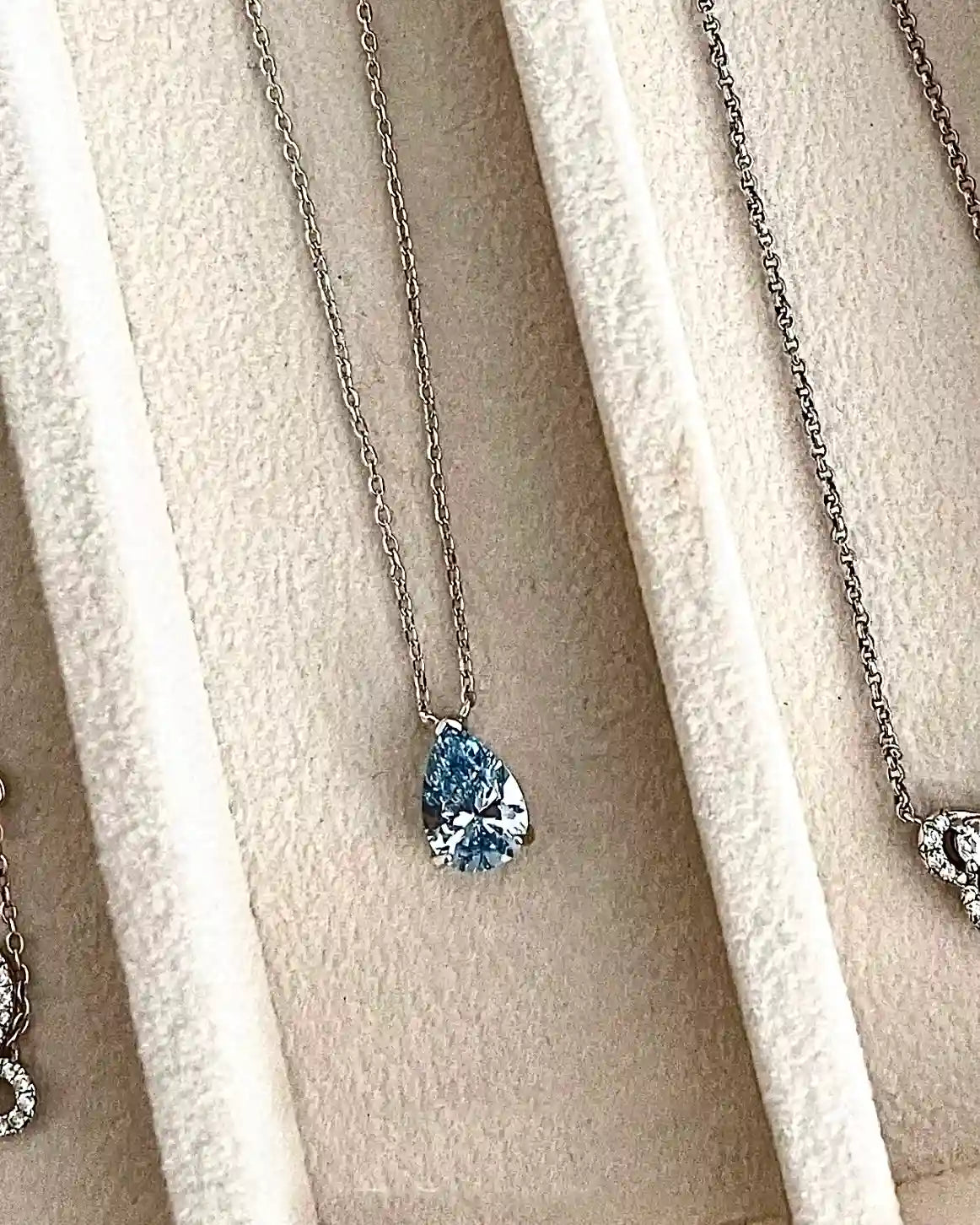Blue Drop Necklace