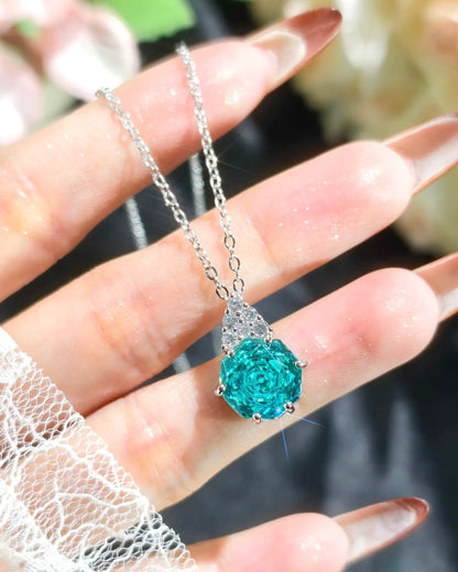 Blue Rose Zircon Set