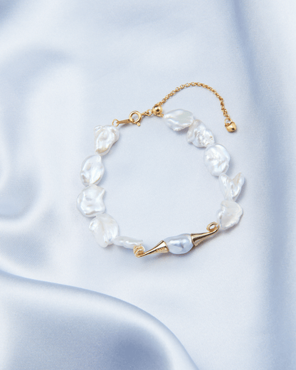 Double-ring Fine Pearl Bracelet™