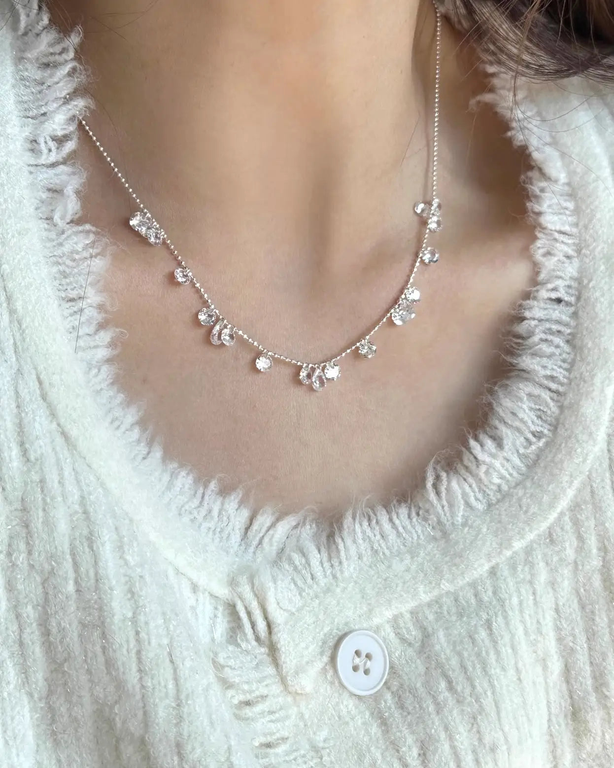 Crystal Dewdrop Necklace