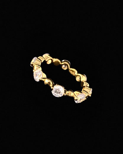 Golden Orbit Ring