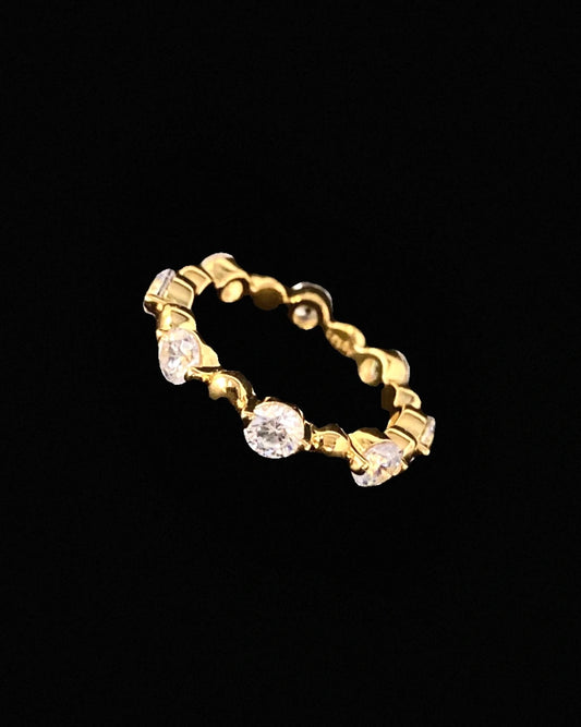 Golden Orbit Ring