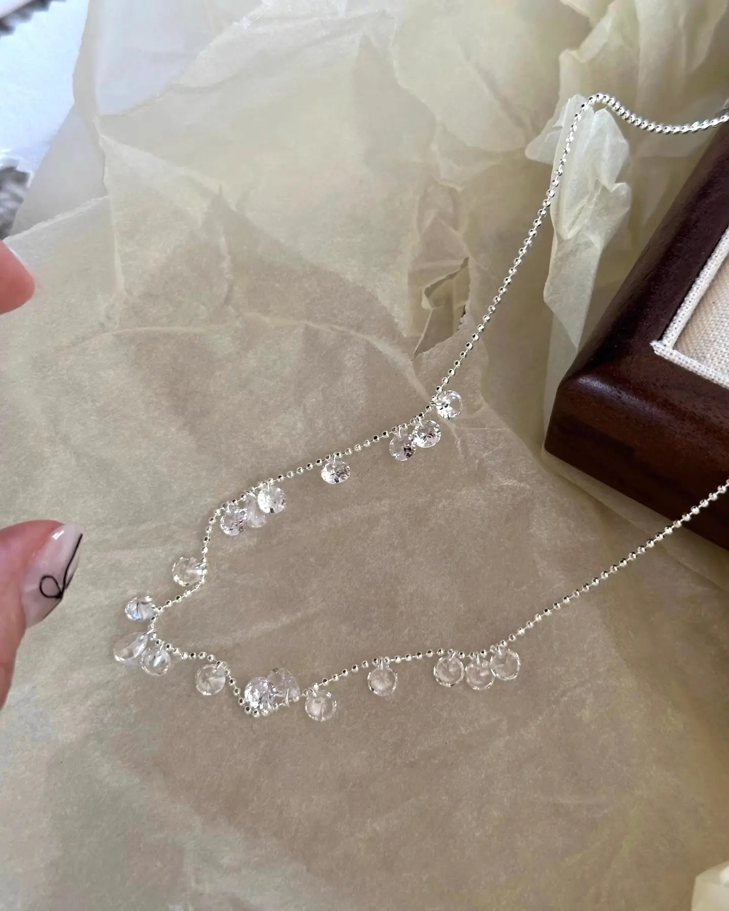Crystal Dewdrop Necklace