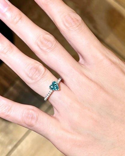 Aurora Heart Ring