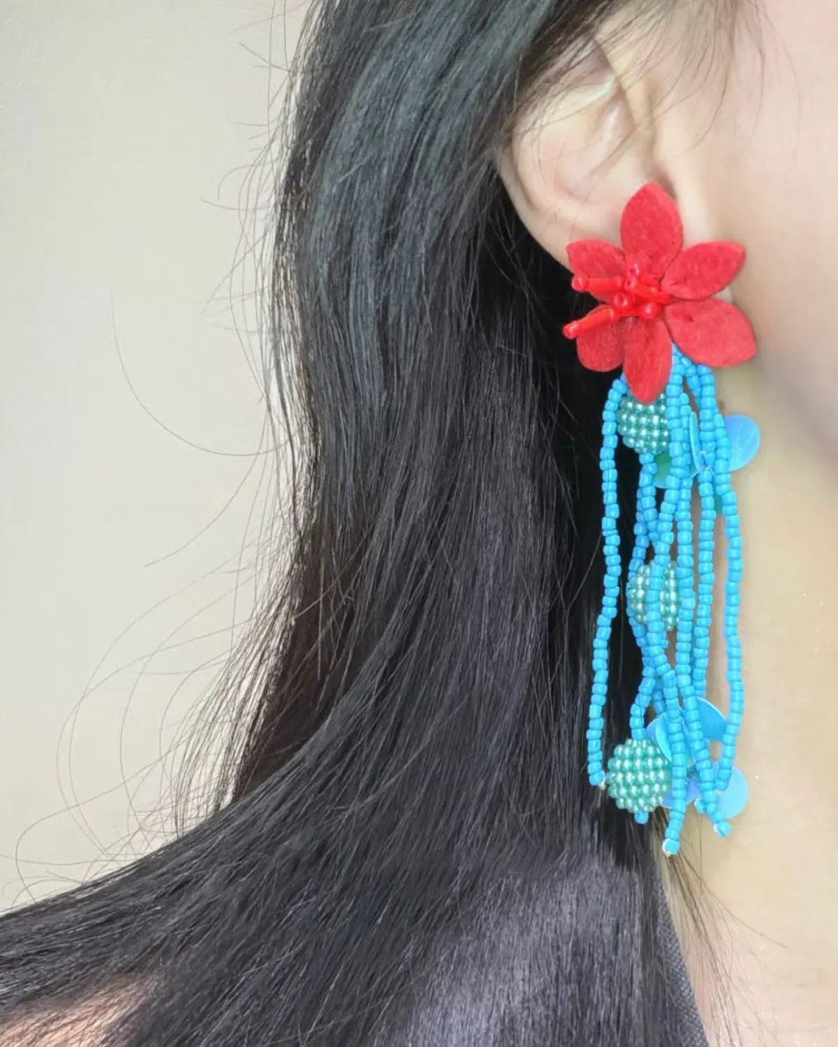 Coral Bloom Earrings