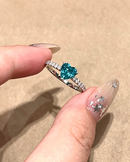 Aurora Heart Ring