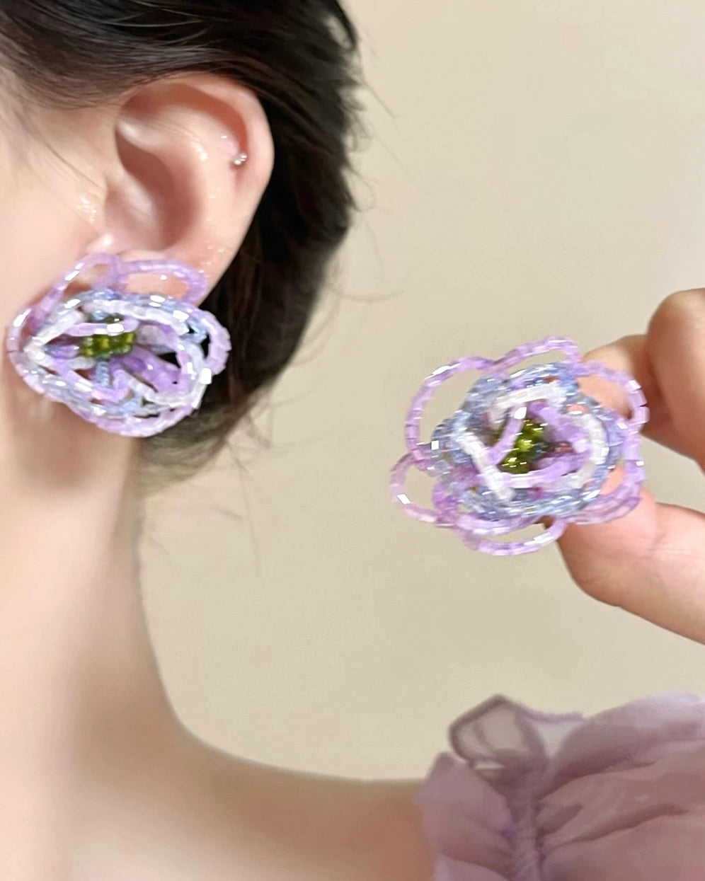 Water Lily Earrings