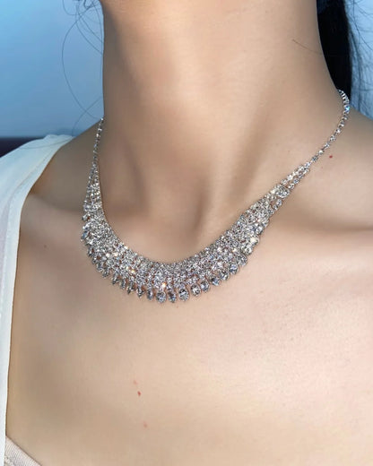 Crystal Cascade Necklace