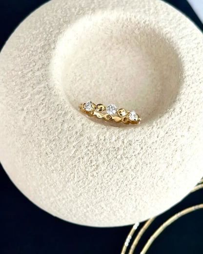 Golden Orbit Ring