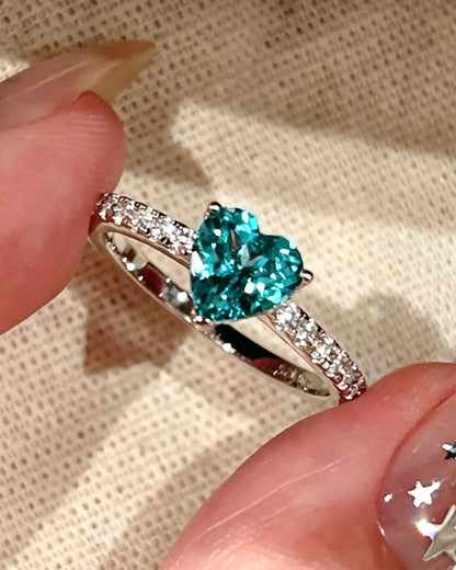 Aurora Heart Ring